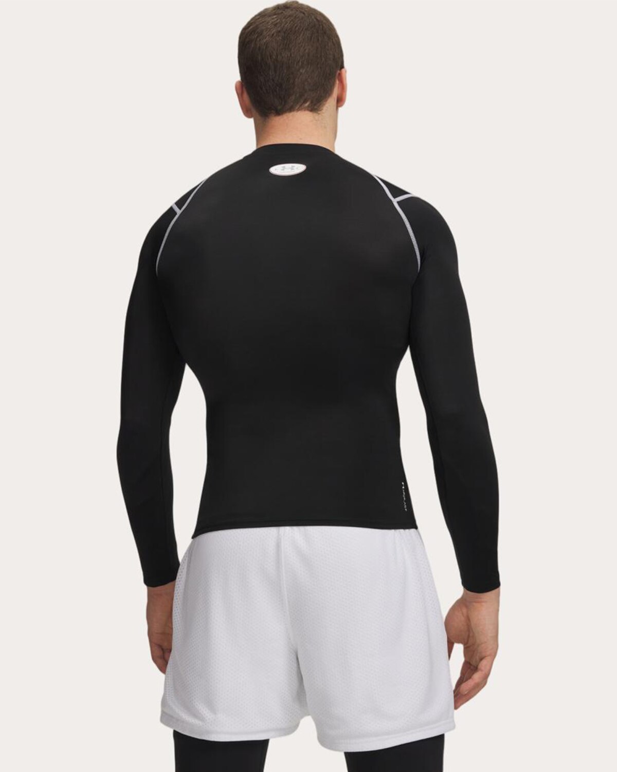 Sudadera de hombre UA HG Elite Comp LS Under Armour - Negro Negro-2