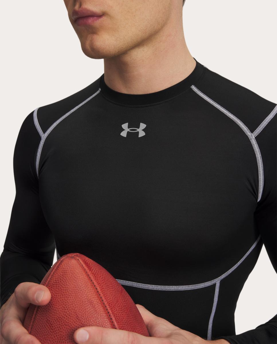 Sudadera de hombre UA HG Elite Comp LS Under Armour - Negro Negro-3