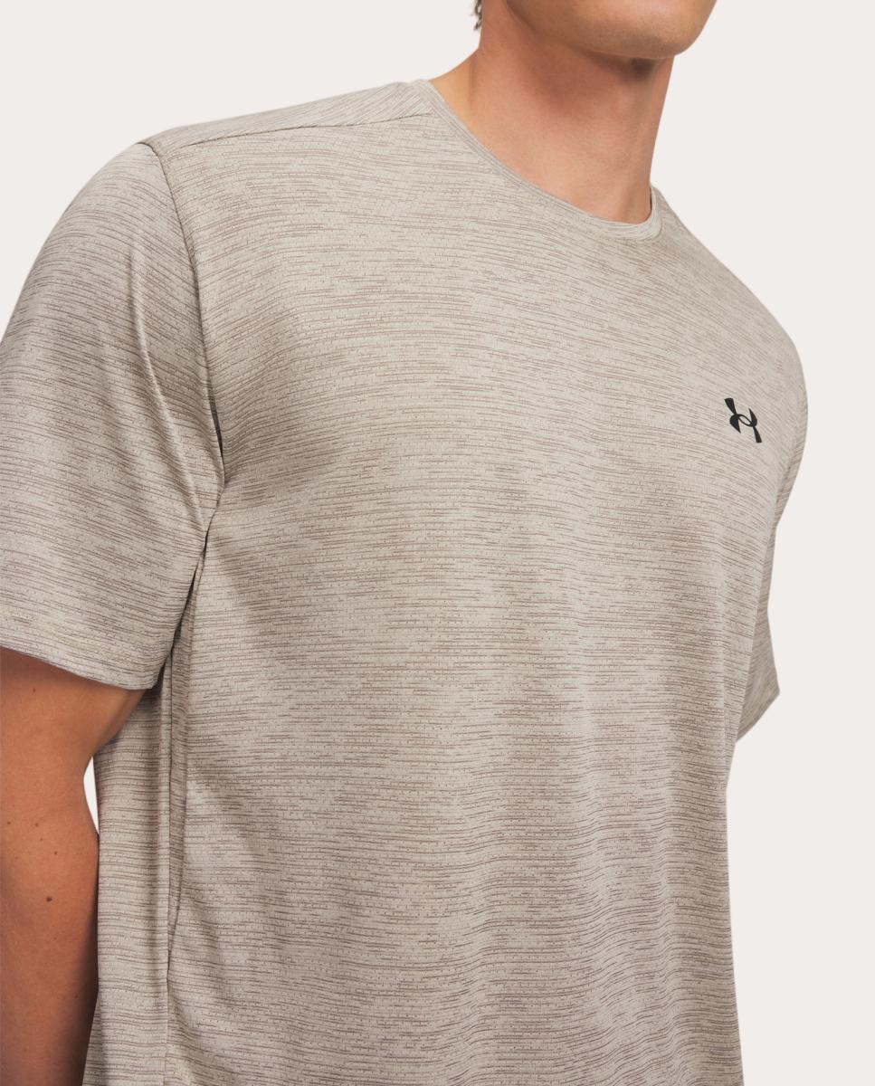 T-shirt de Homem UA Tech Vent SS Taupe-3
