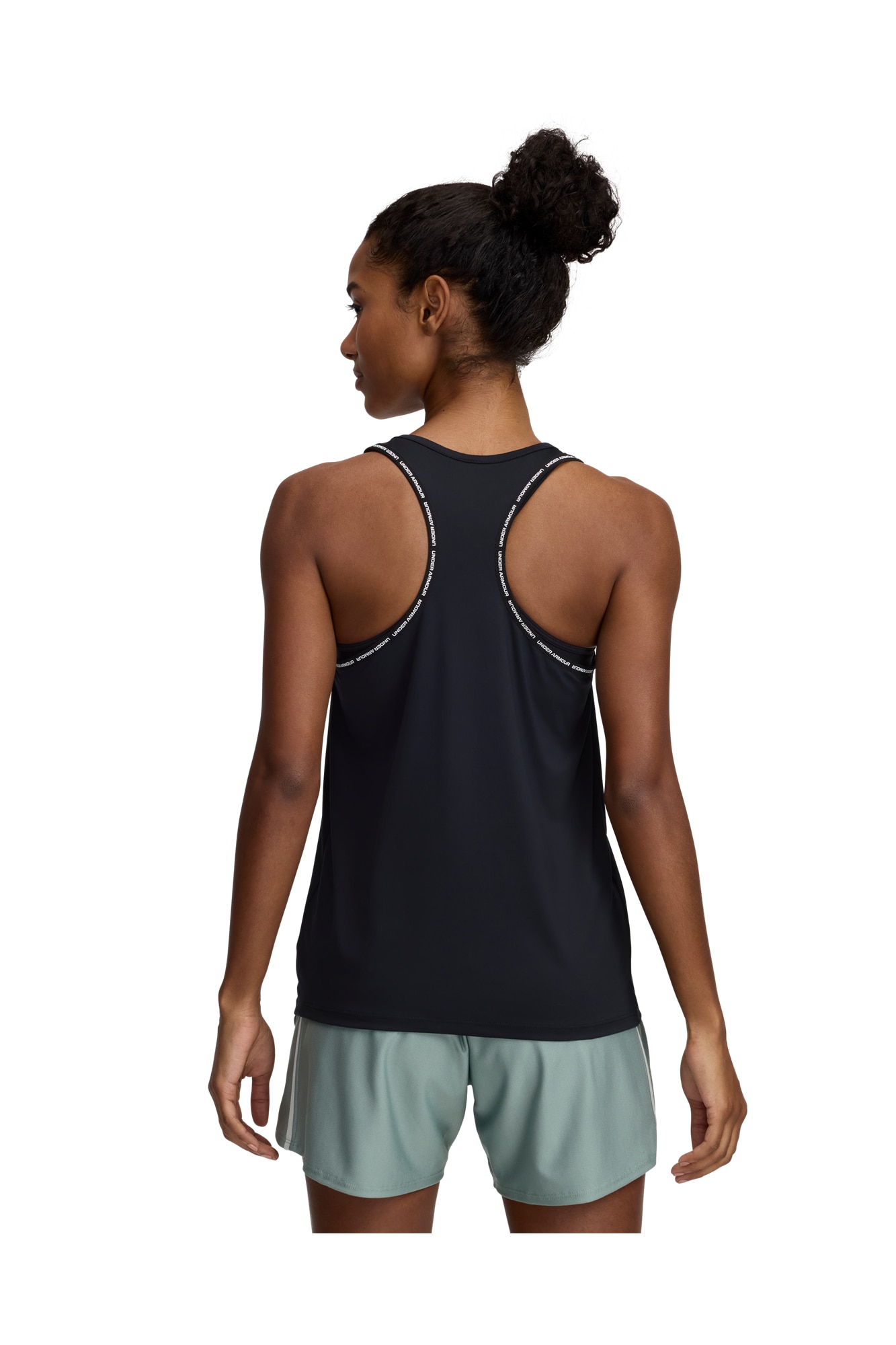T-shirt de Training de Mulher Tech Knockout Tank Preto / Branco-2