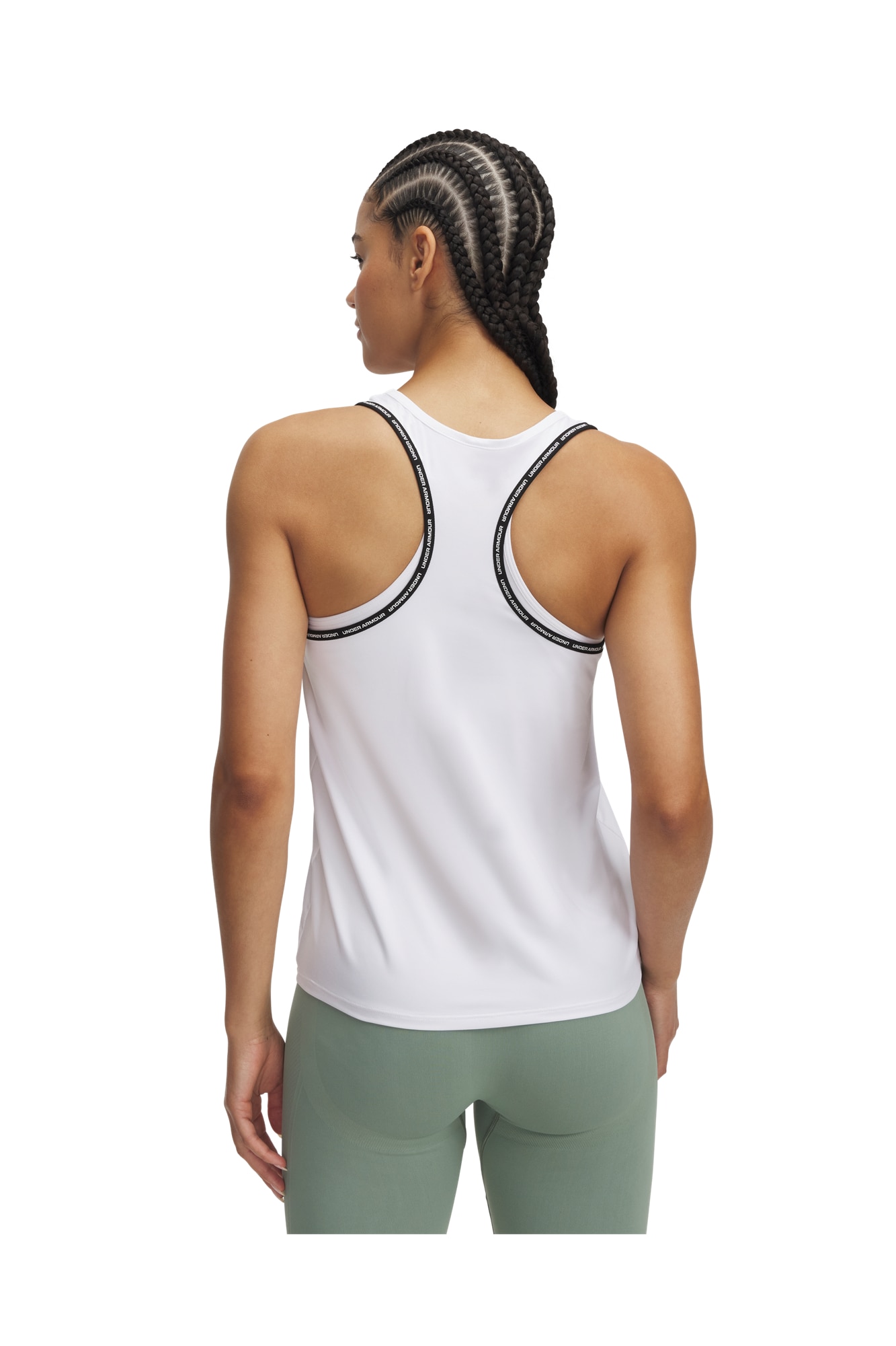 T-shirt de Training de Mulher Tech Knockout Tank Branco-2