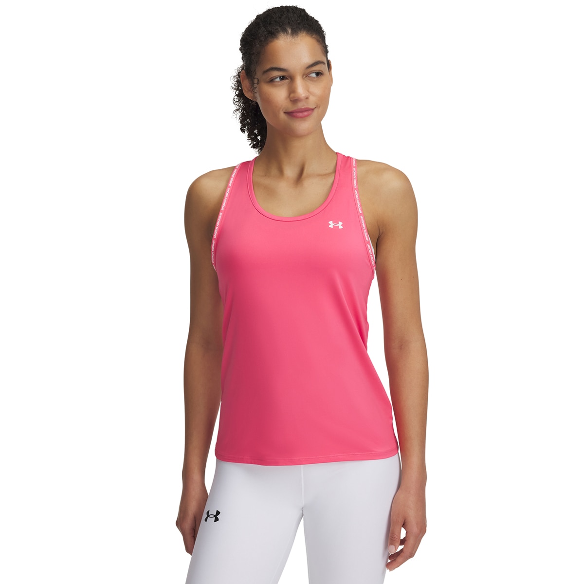 Camiseta de mujer Tech Knockout Tank Under Armour - Rosa Rosa-1
