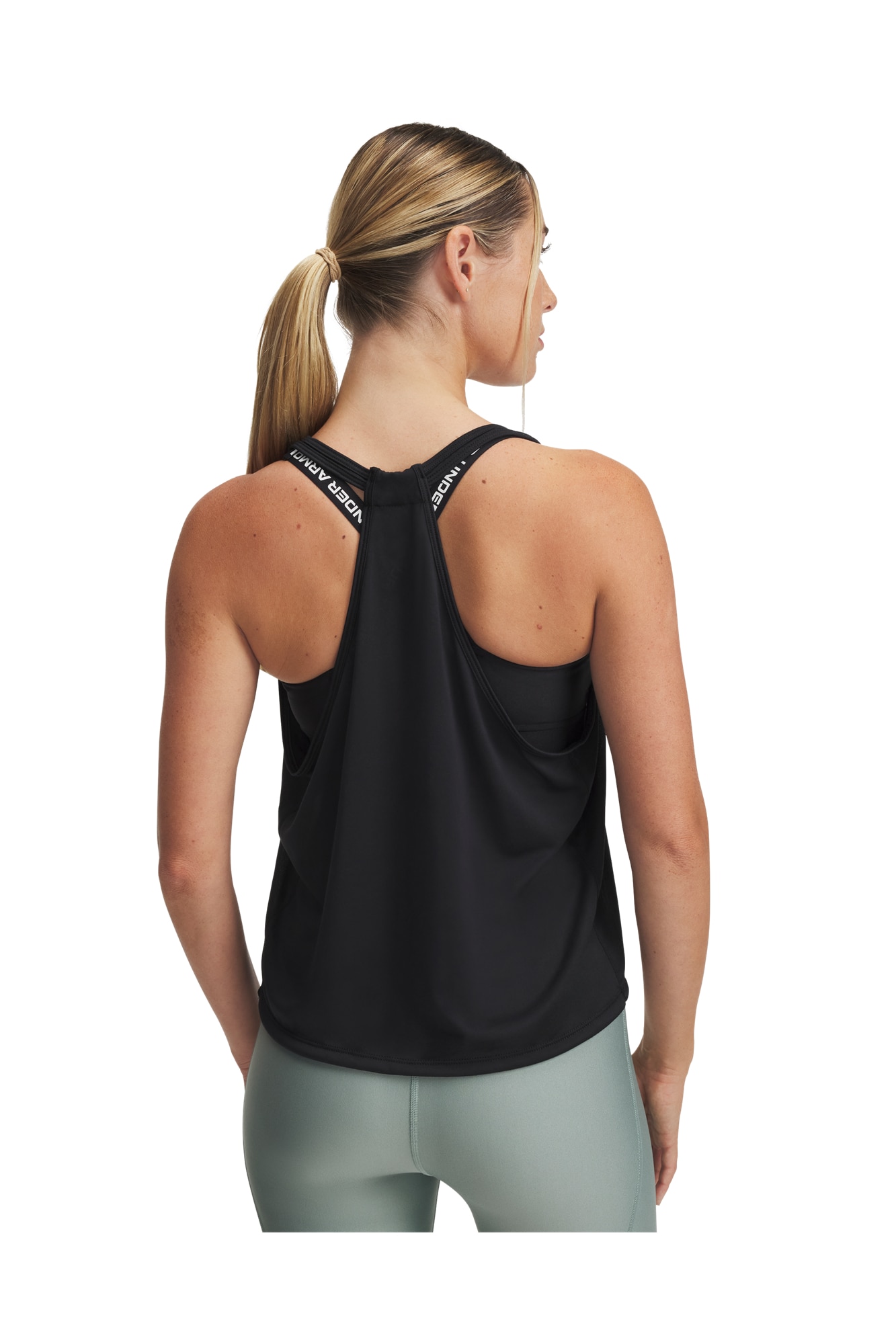 T-shirt de Mulher Tech Swing Tank Preto-2