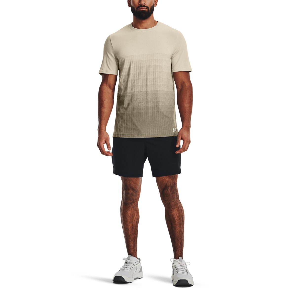 Short de hombre 15 cm Vanish Woven Under Armour Negro / Gris-5