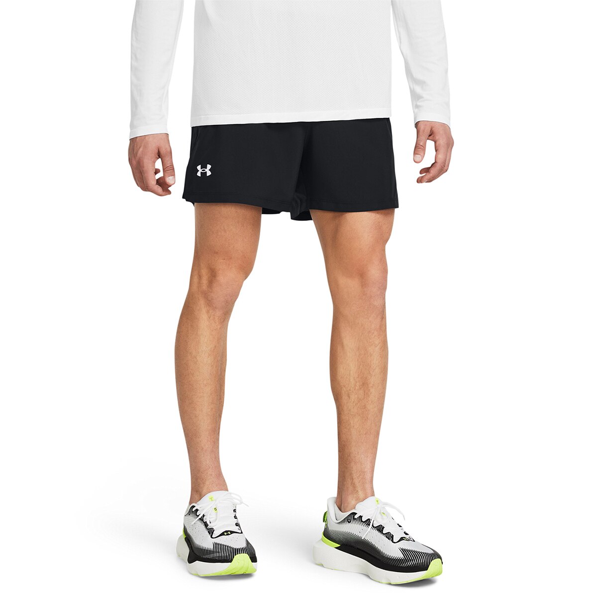 Calças de Running de Homem UA LAUNCH 5'' SHORTS Preto-1