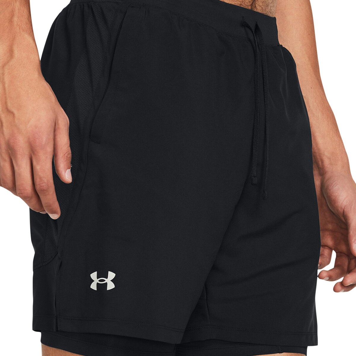 Calções de Homem UA Launch 7'' 2-in-1 Shorts Preto-3