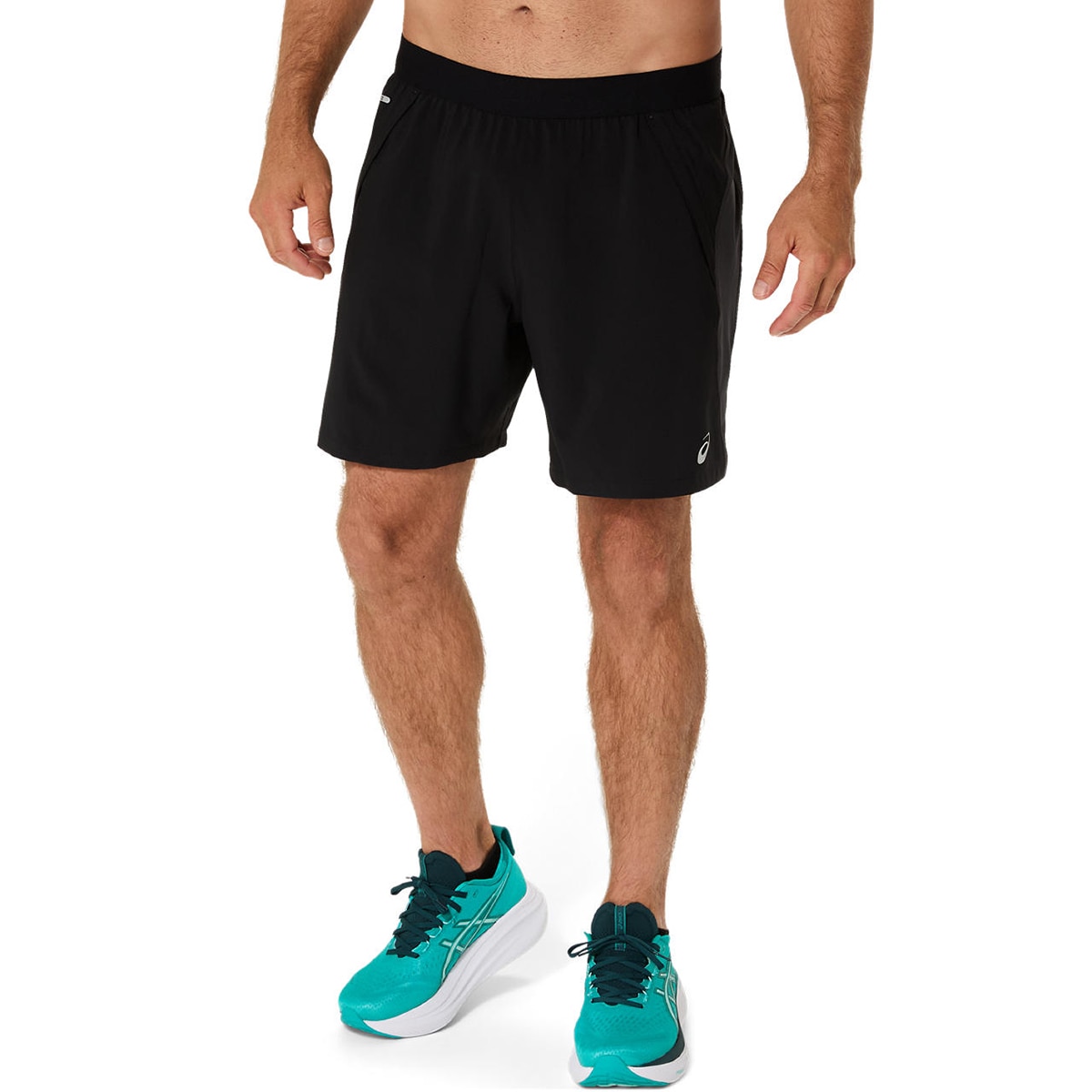 Calções de Running de Homem Road 7In Short Preto-1