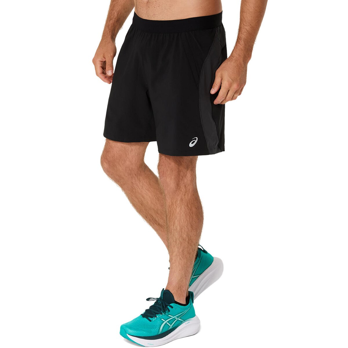 Calções de Running de Homem Road 7In Short Preto-3