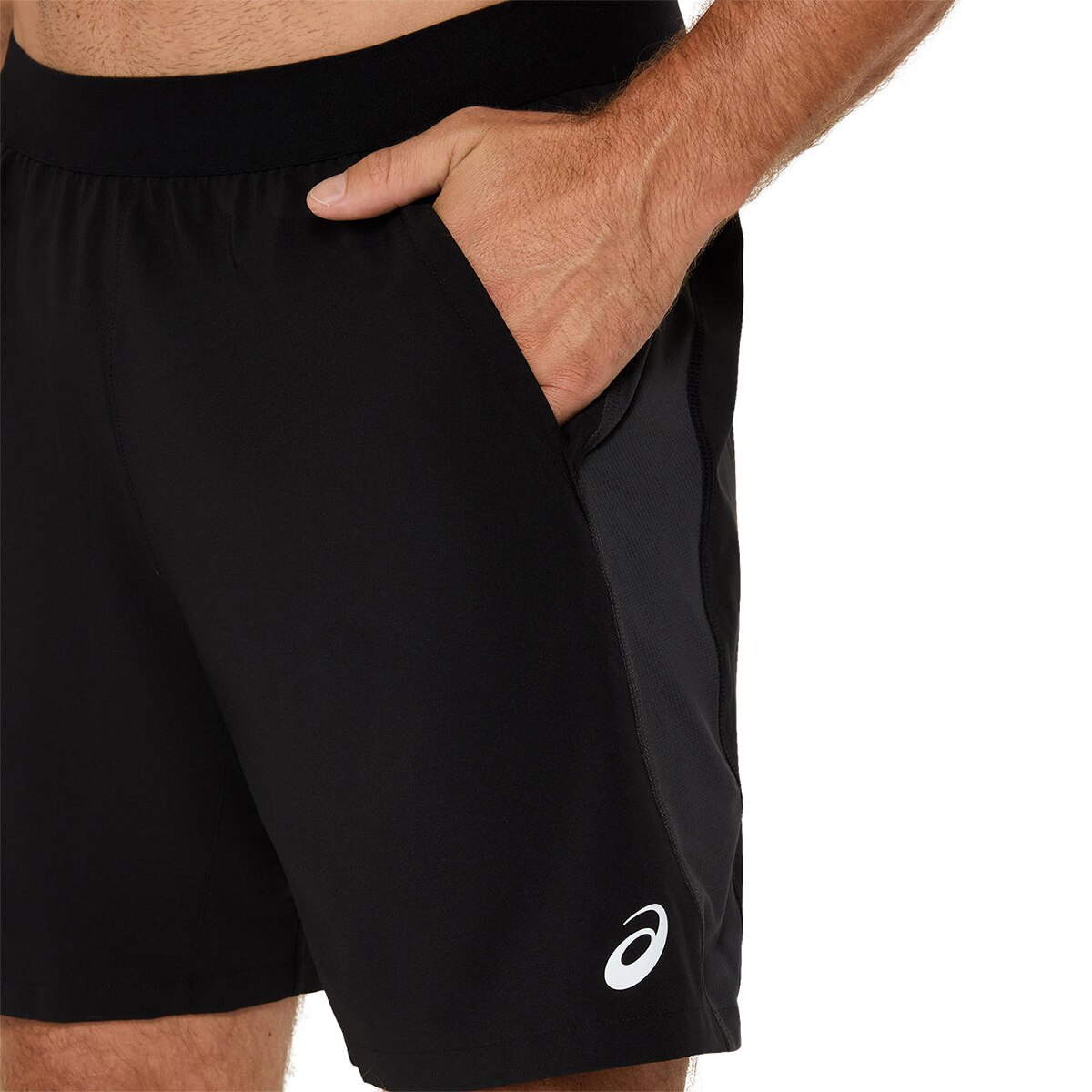 Calções de Running de Homem Road 7In Short Preto-4
