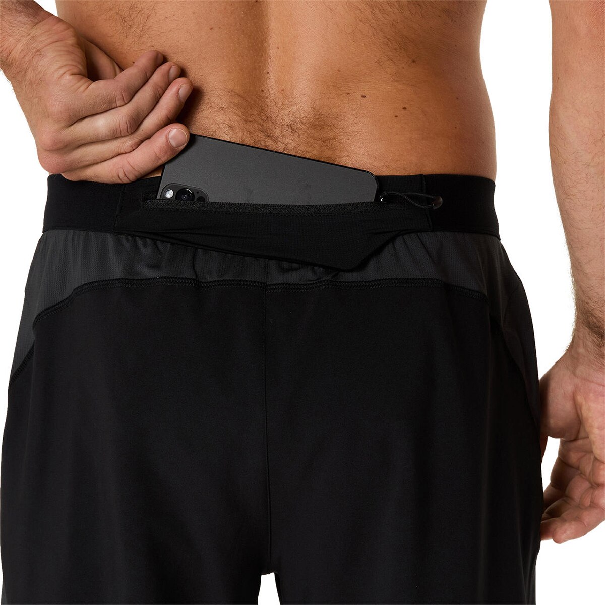 Calções de Running de Homem Road 7In Short Preto-6