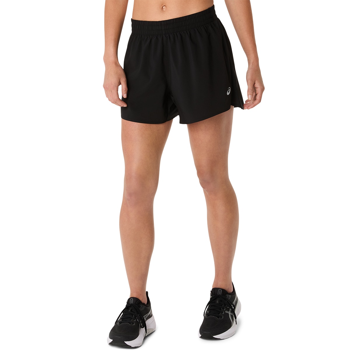 Calções de Running de Mulher Core 4In Short Preto-1