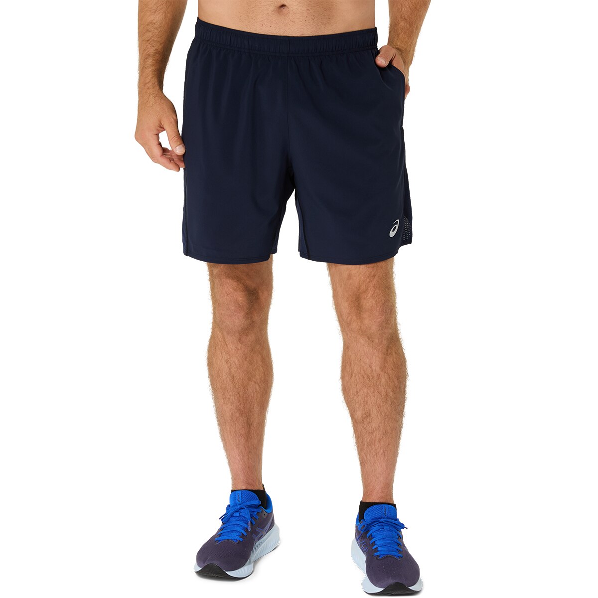 Calções de Running de Homem Core 7In Short Cinzento-1