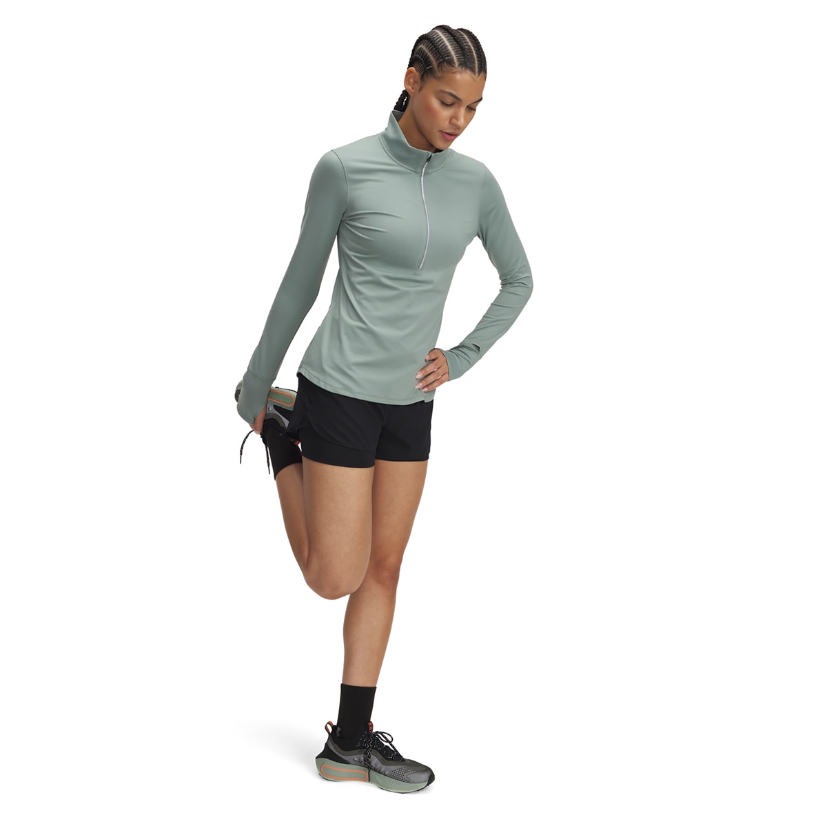 Calções de Mulher UA Launch Pro 3" 2in1 Shorts Preto-4