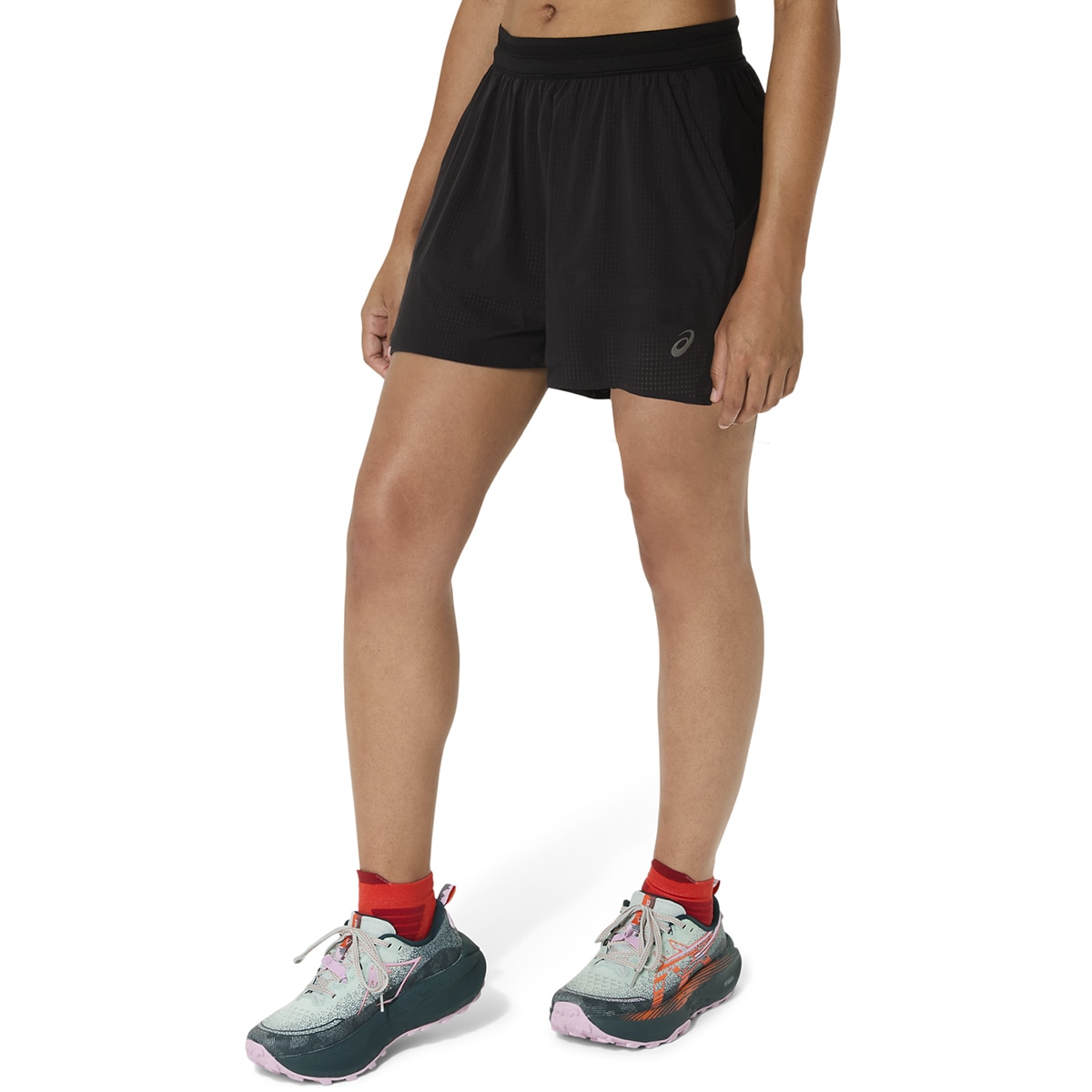 Calções de Running de Mulher Fujitrail Elite Short Preto-1