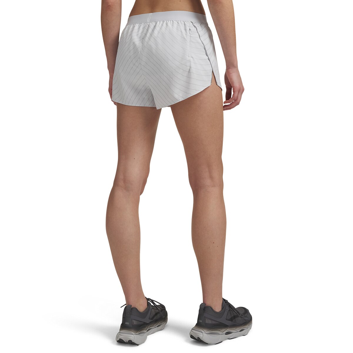 Calções de Running de Mulher UA Halo Run Reflective Short Cinzento-claro-2