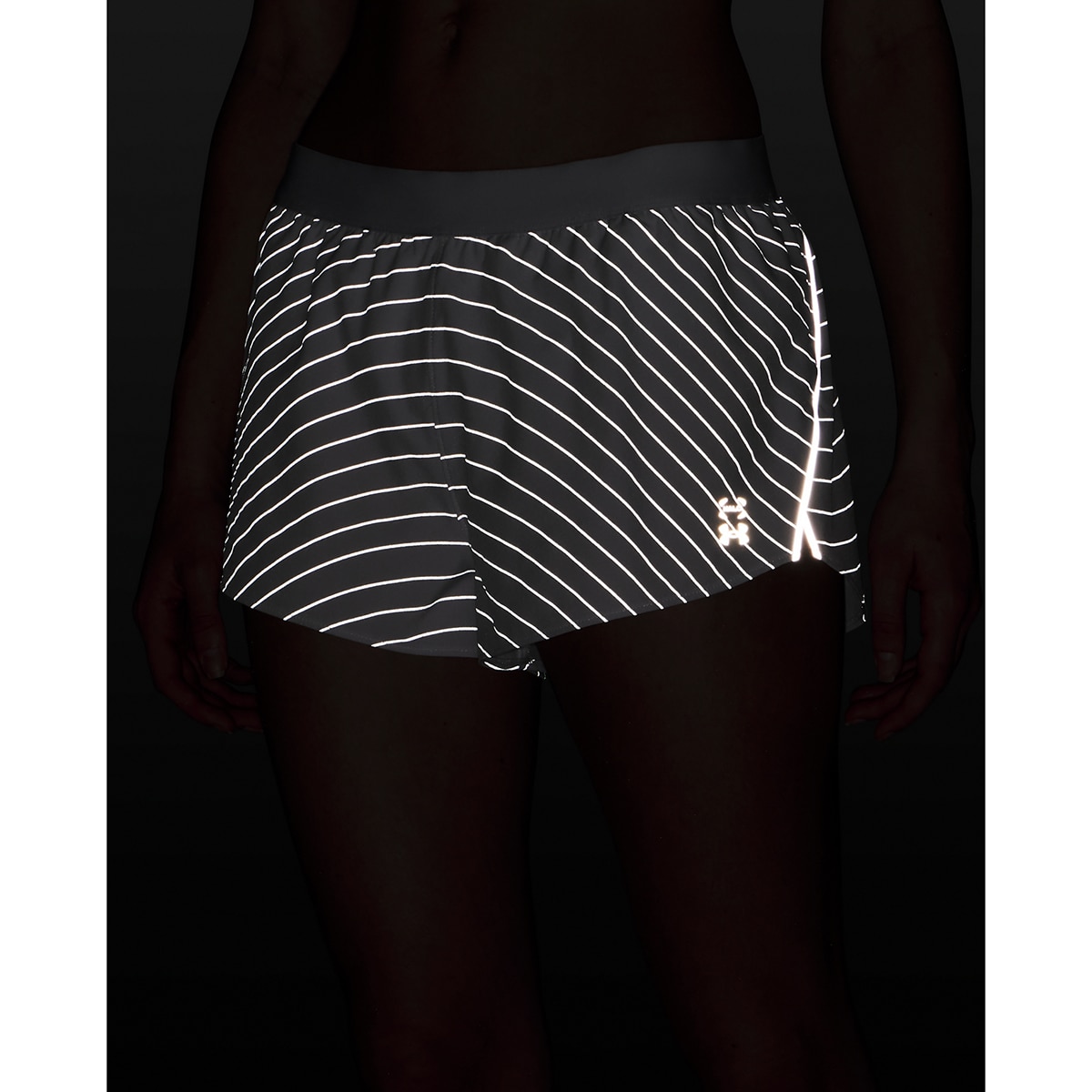 Calções de Running de Mulher UA Halo Run Reflective Short Cinzento-claro-4