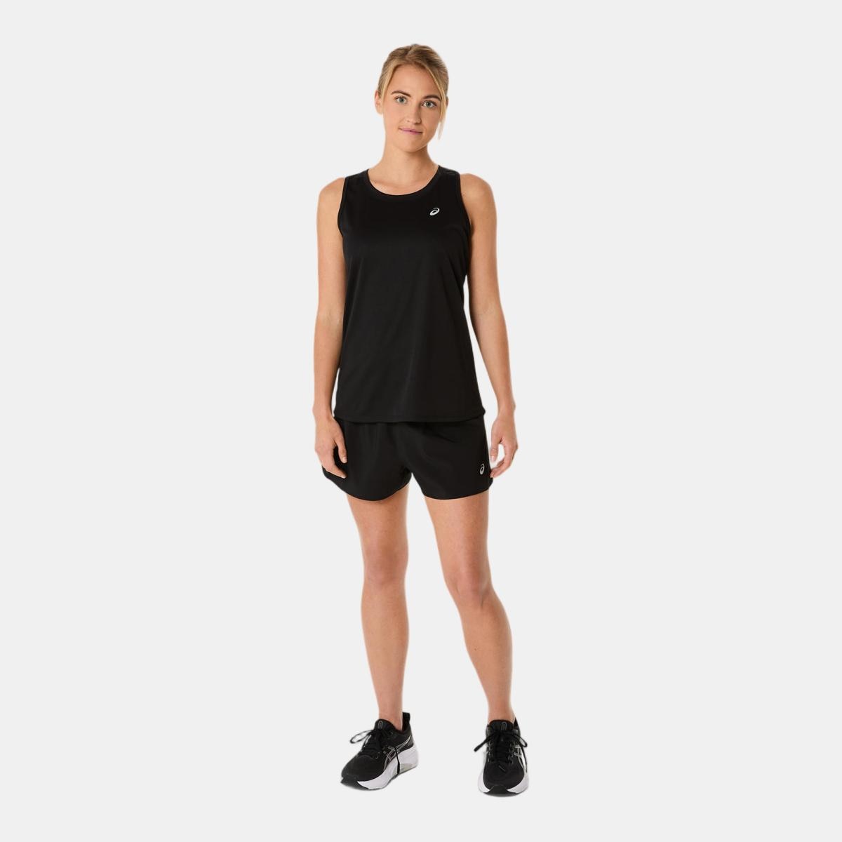 Calções de Mulher Core Split Short Preto-6