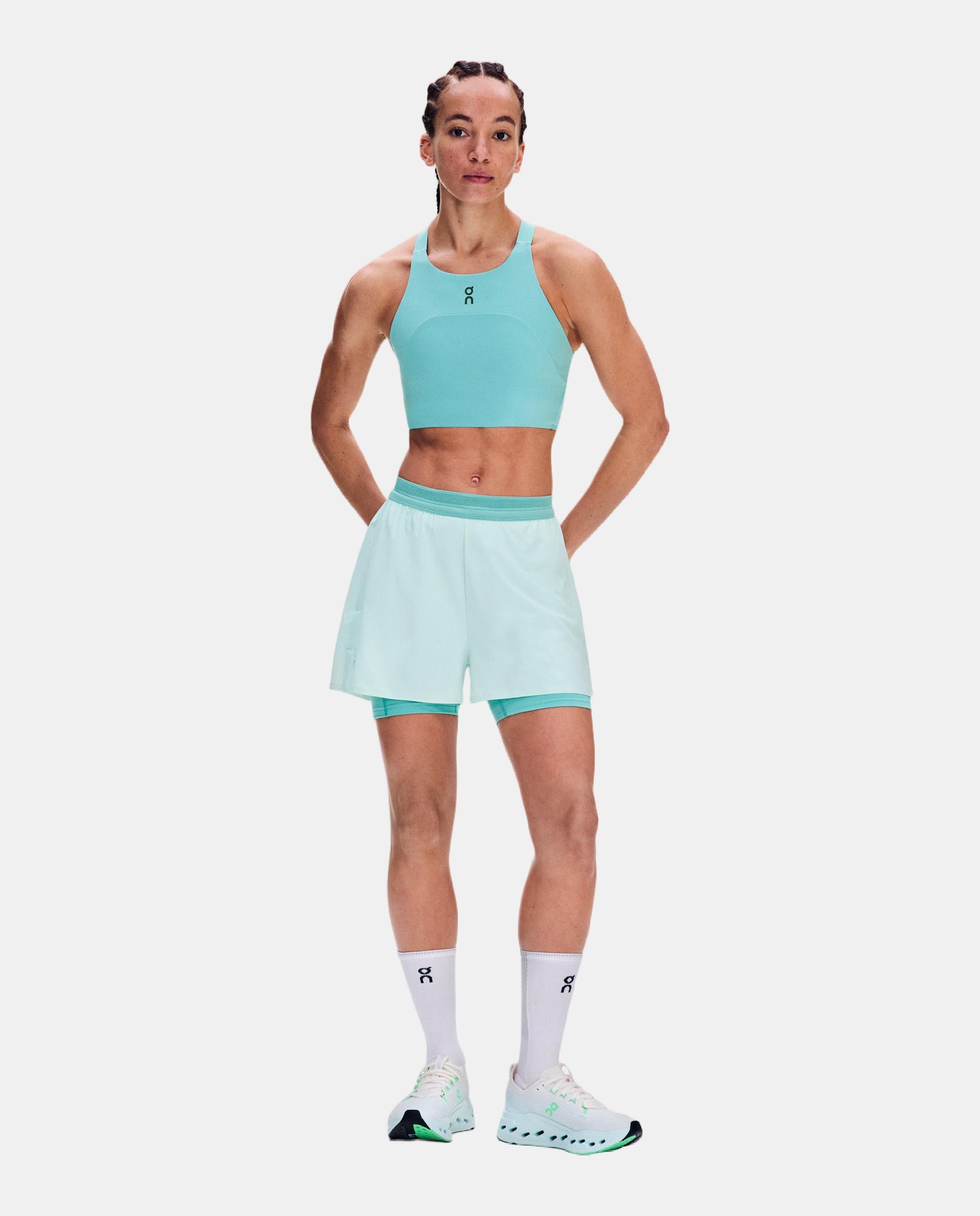 Pantalón corto de mujer 3" Performance 2/1 Shorts ON - Azul Azul-4