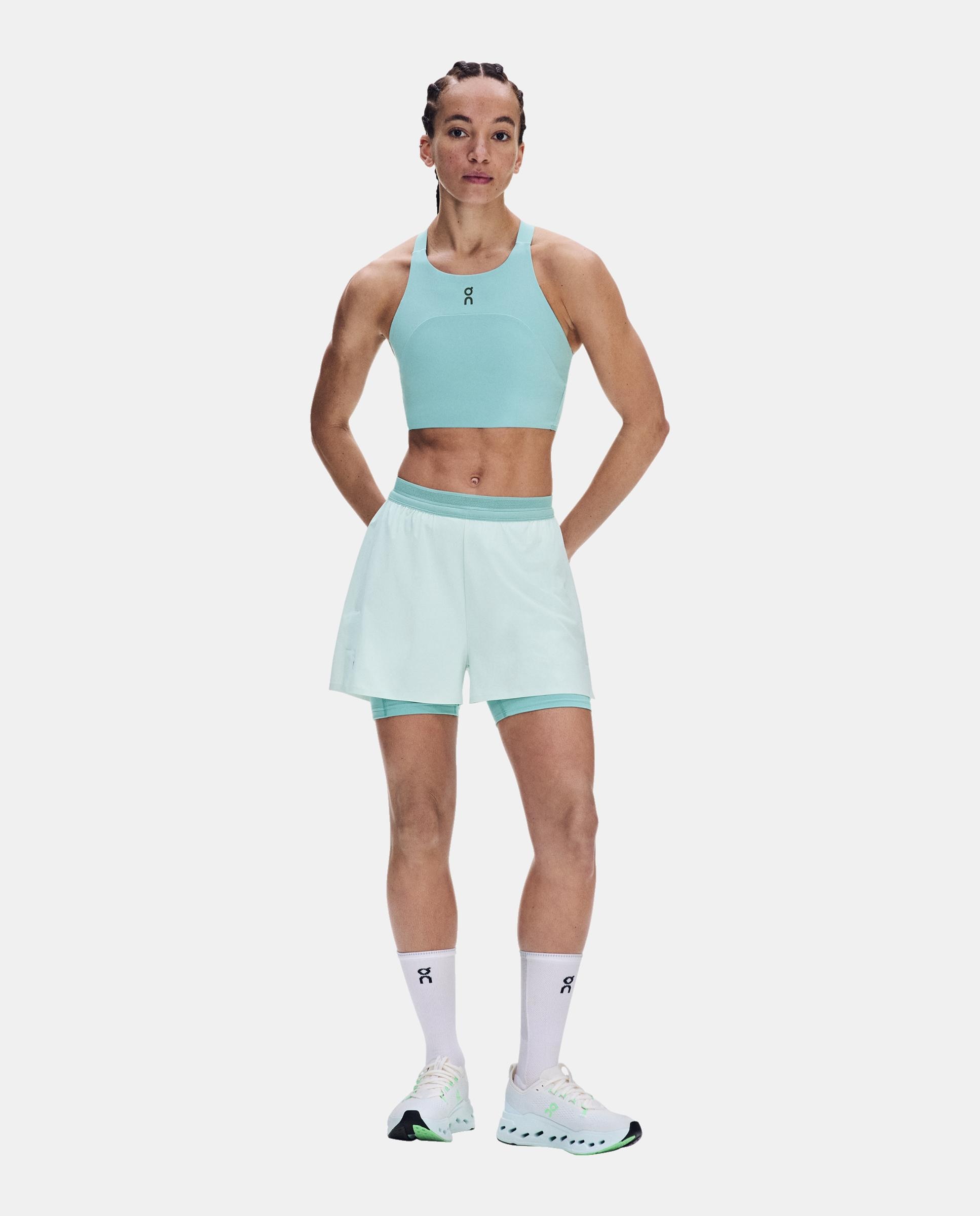 Pantalón corto de mujer 3" Performance 2/1 Shorts ON - Azul Azul-6
