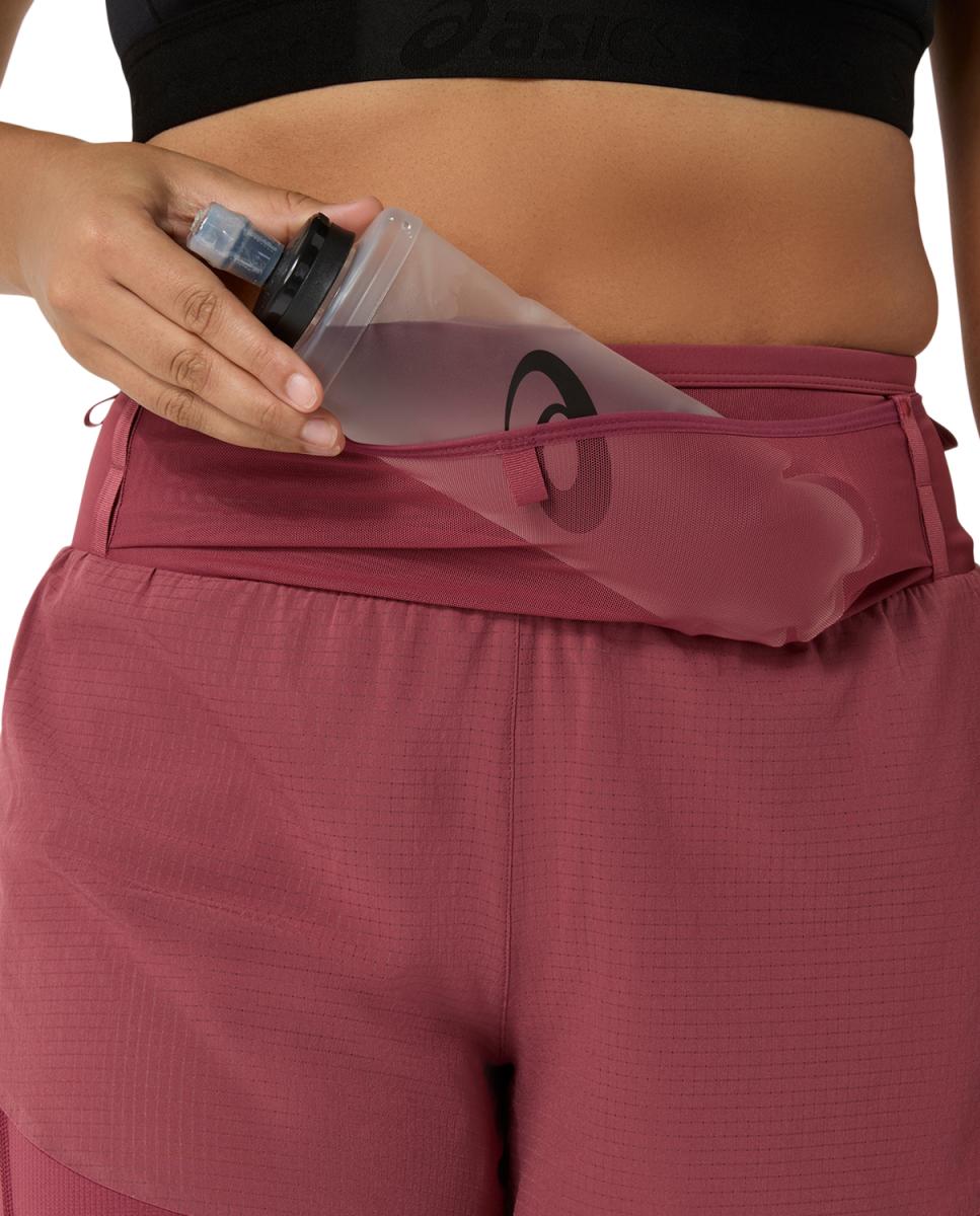 Calções de Mulher Fujitrail Elite Short Vermelho / Roxo-8