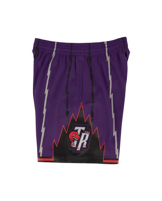 Pantalón corto de hombre Swingman Toronto Raptors Mitchell and Ness - Morado Morado-3