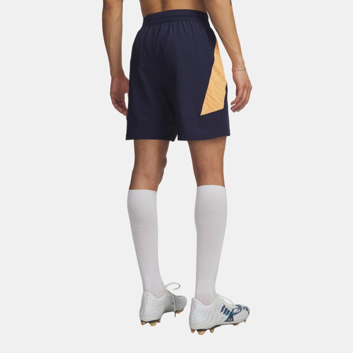 Calções de Futebol UA M Challenger Pro Shorts Azul-noite-2