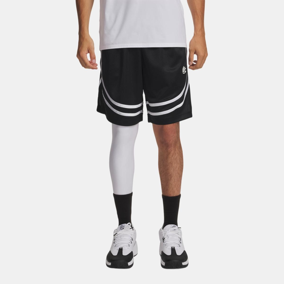 Calções de Basquetebol de Homem Curry Sig Short Preto-1