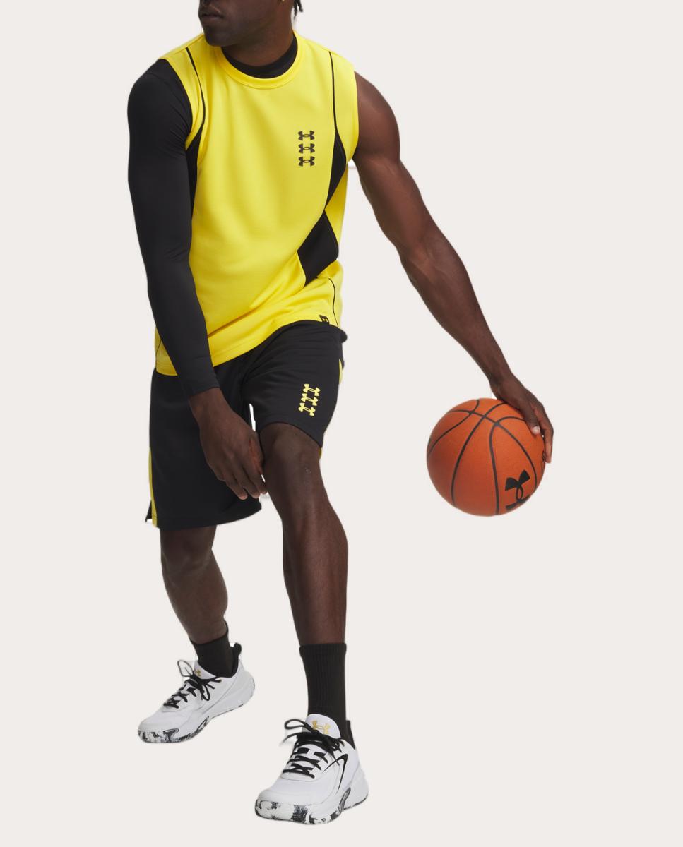 Calções de Homem Hoop Next Gen Short Under Armour Preto-3
