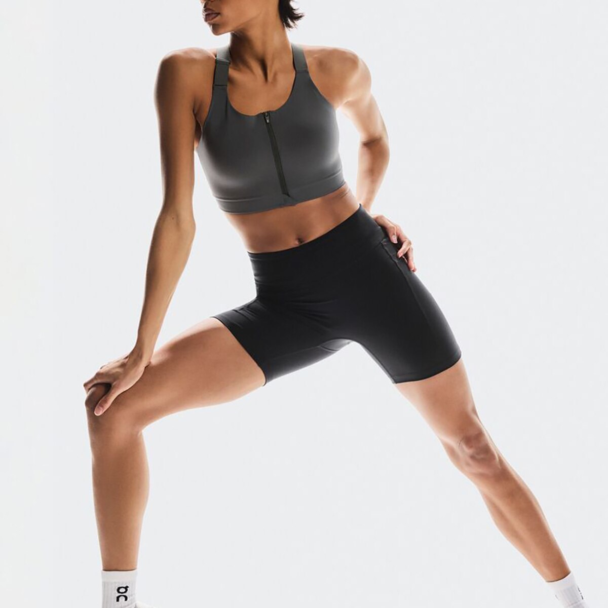 Malla de mujer Performance Tights Short ON - Negro Negro-3