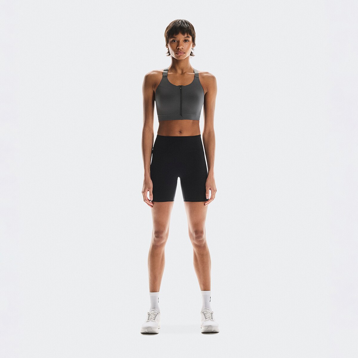 Malla de mujer Performance Tights Short ON - Negro Negro-4