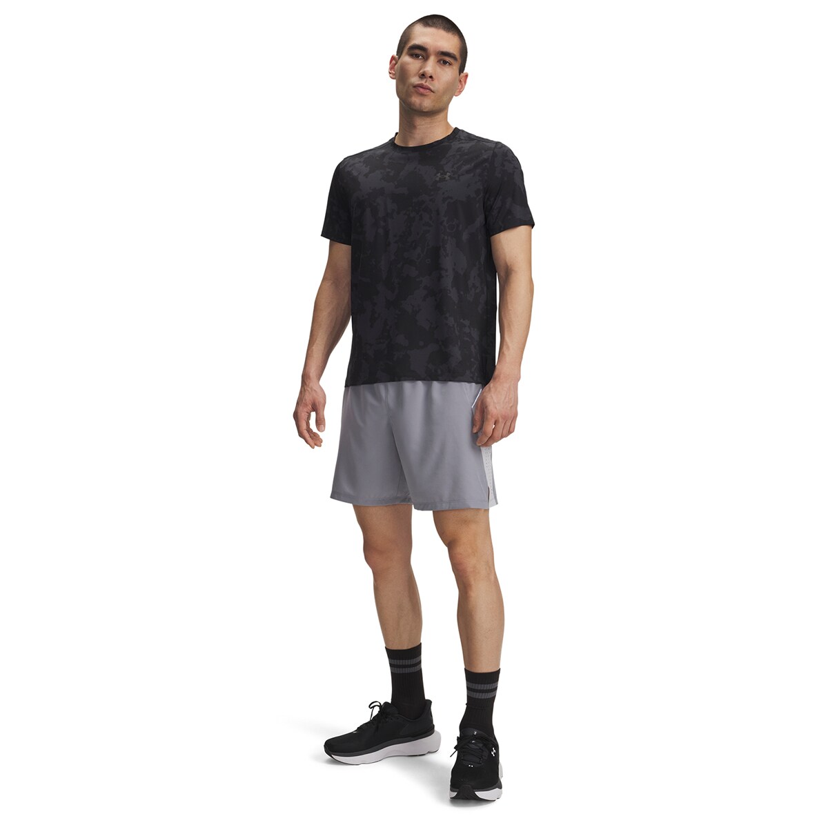 Calções de Homem UA Launch Pro 7'' Shorts Cinzento-4