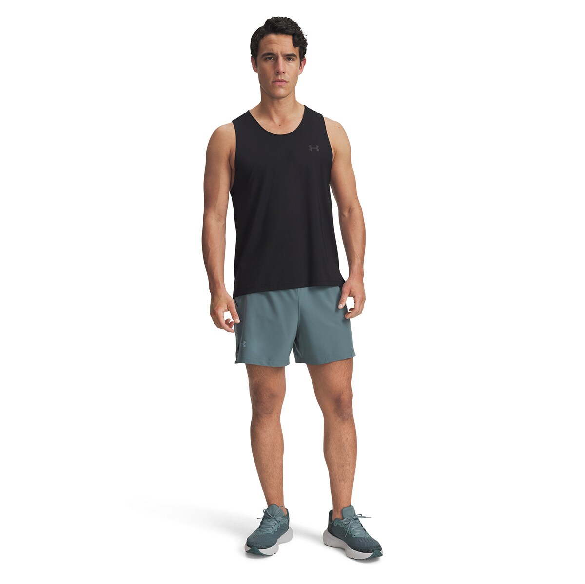 Calções de Homem UA Launch Pro 5'' Shorts Azul-4