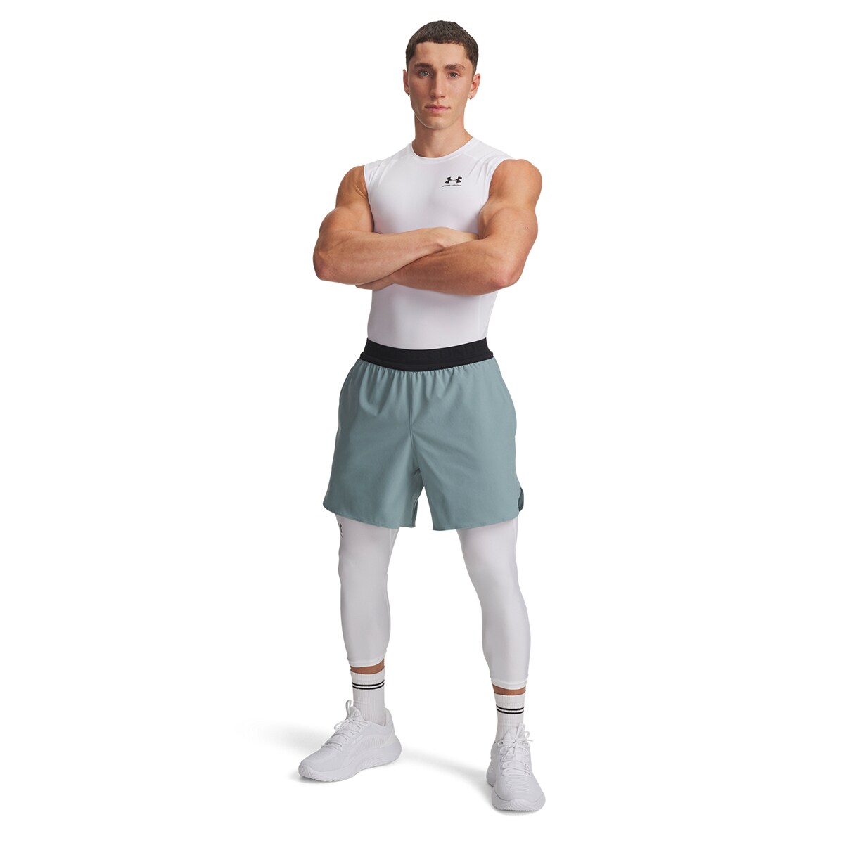 Calções de Homem UA Vanish Elite Short Verde-4