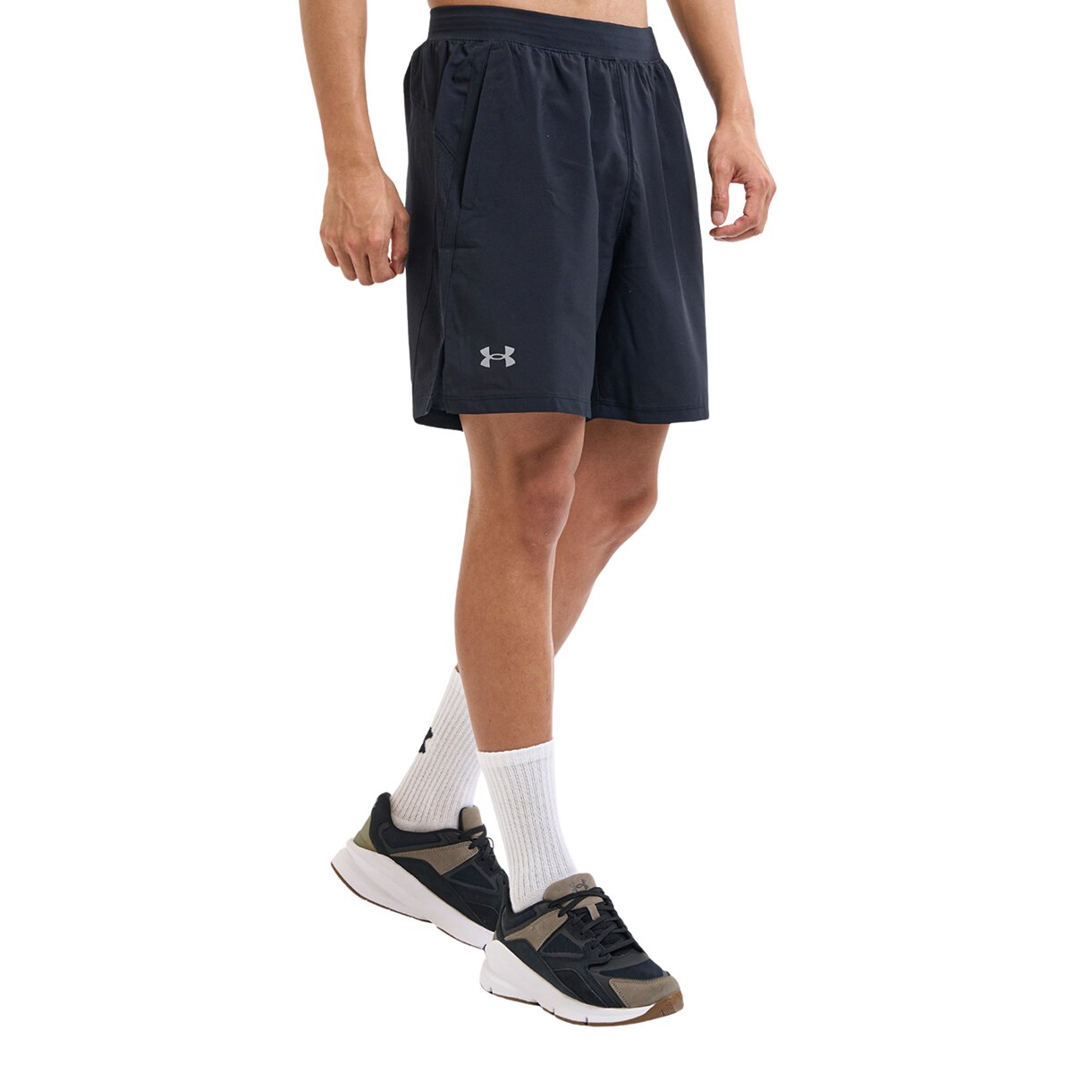 Calças de Running de Homem UA LAUNCH 7'' SHORTS Preto-6
