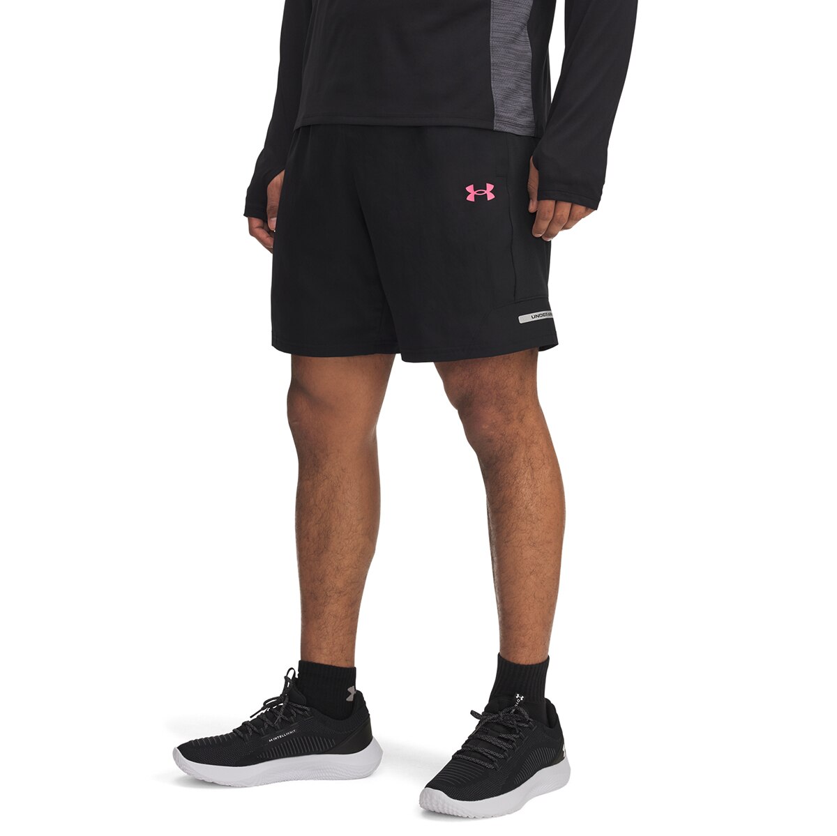 Calções de Homem UA Tech Utility Shorts Preto-1