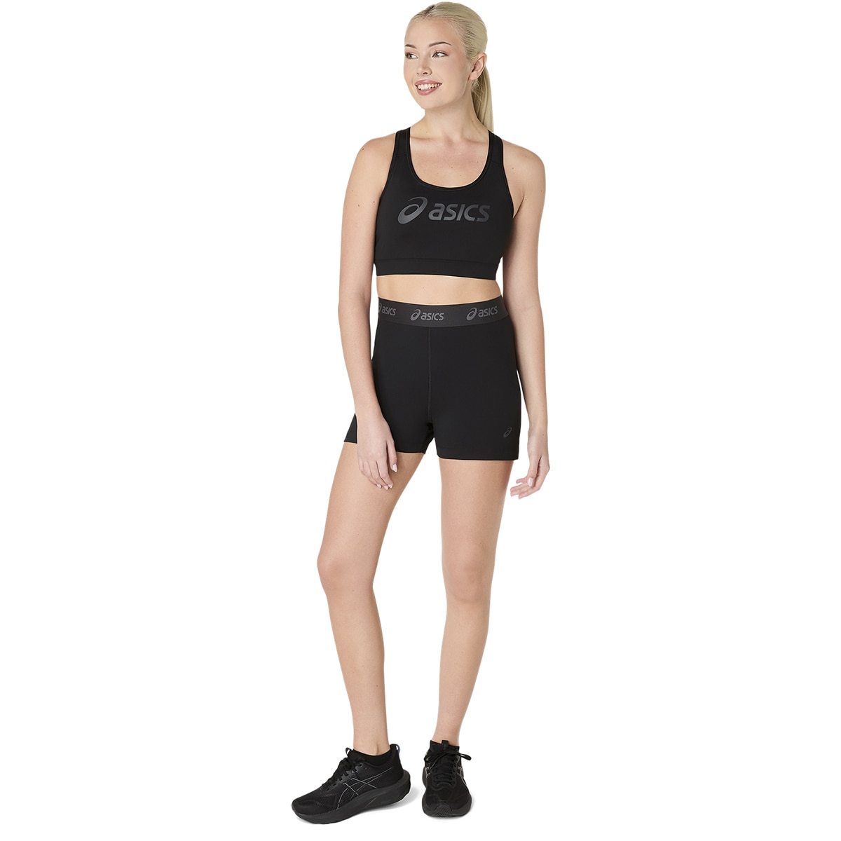 Leggings Training de Mulher Essential Logo 3IN Tight Preto-6