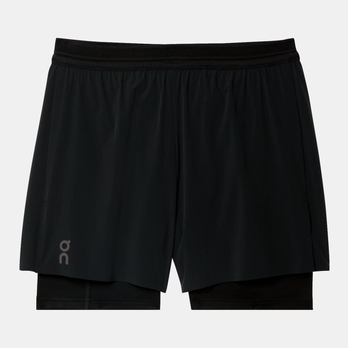 Pantalón corto de hombre 5" Performance 2/1 Shorts ON - Negro Negro-7