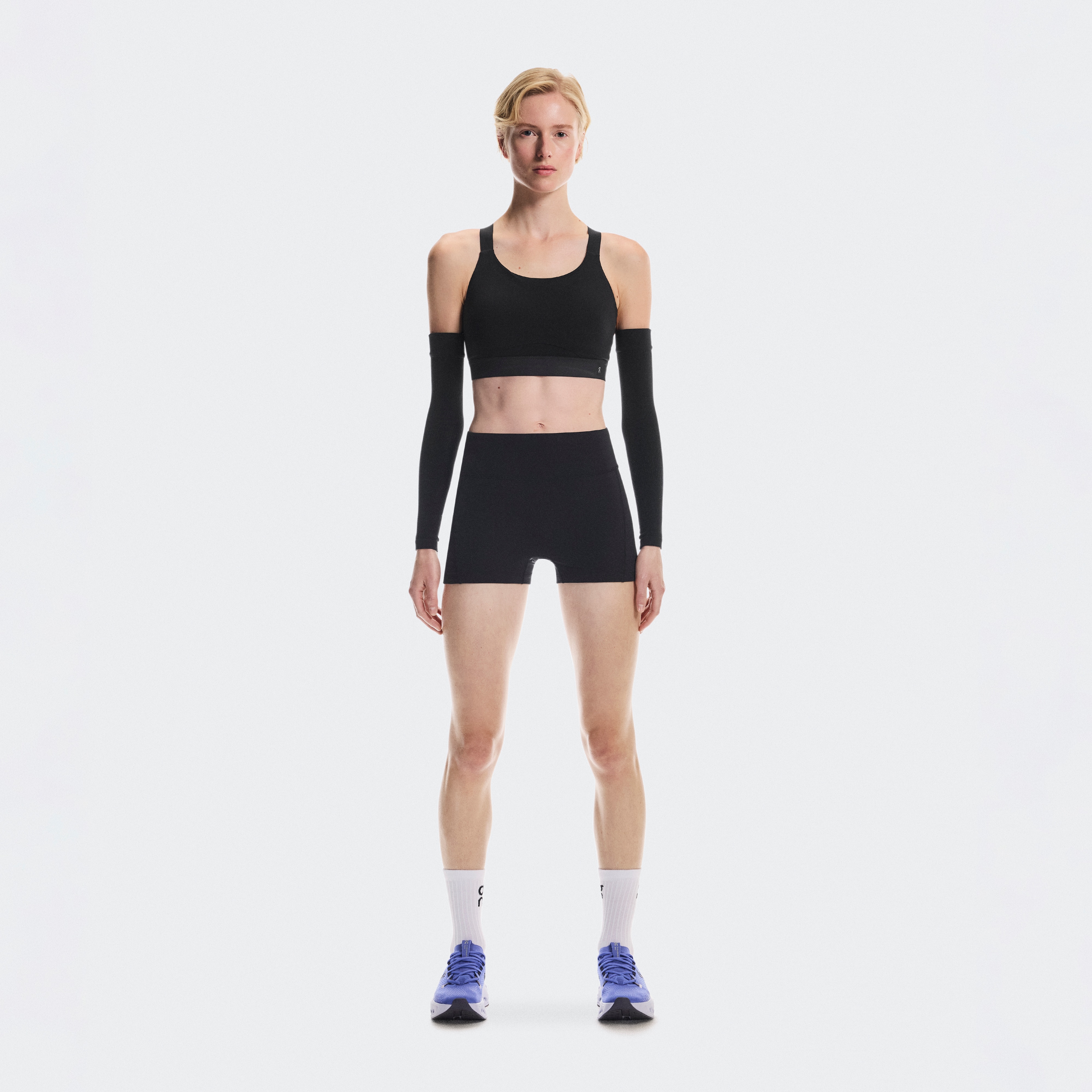 Imagen 0 de Malla corta de mujer 3" Performance Tights On Negro