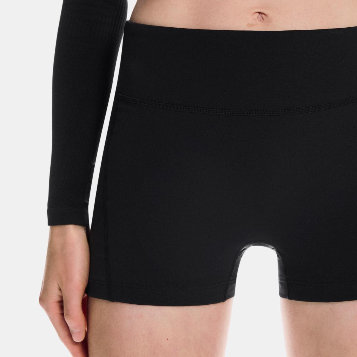 Malla corta de mujer 3" Performance Tights On - Negro Negro-4