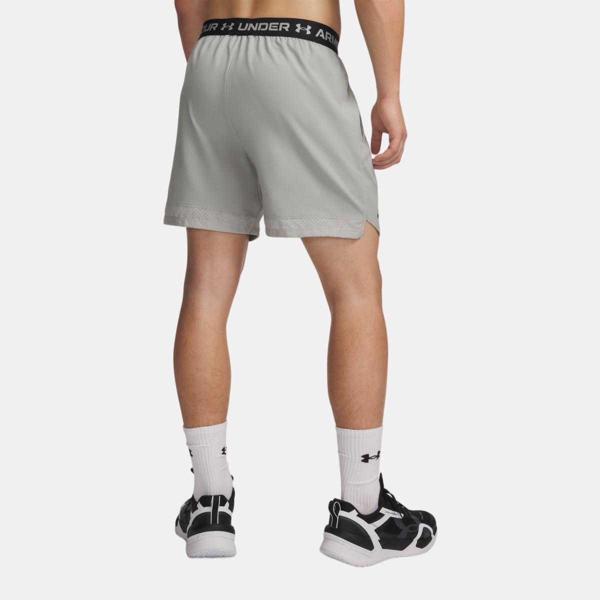 Calções de Homem Training UA Vanish Woven 6in Shorts Cinzento-chumbo-2