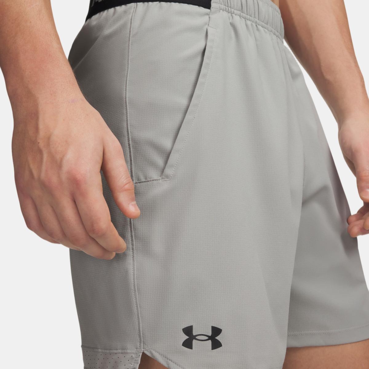 Calções de Homem Training UA Vanish Woven 6in Shorts Cinzento-chumbo-3