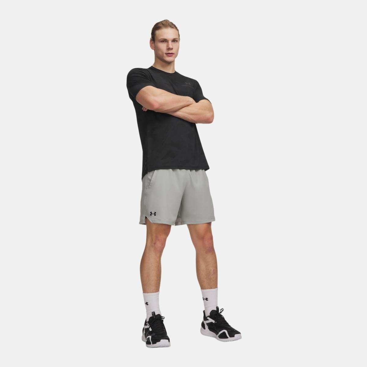 Calções de Homem Training UA Vanish Woven 6in Shorts Cinzento-chumbo-4