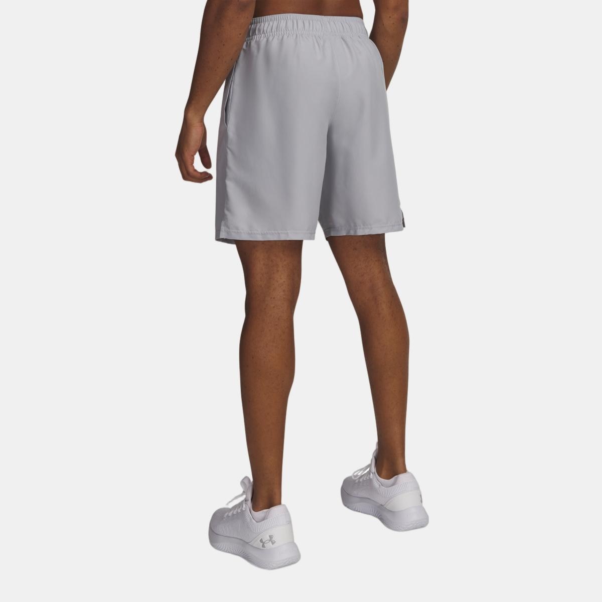 Calções de Homem Training UA Tech Woven Wordmark Short Cinzento médio-2