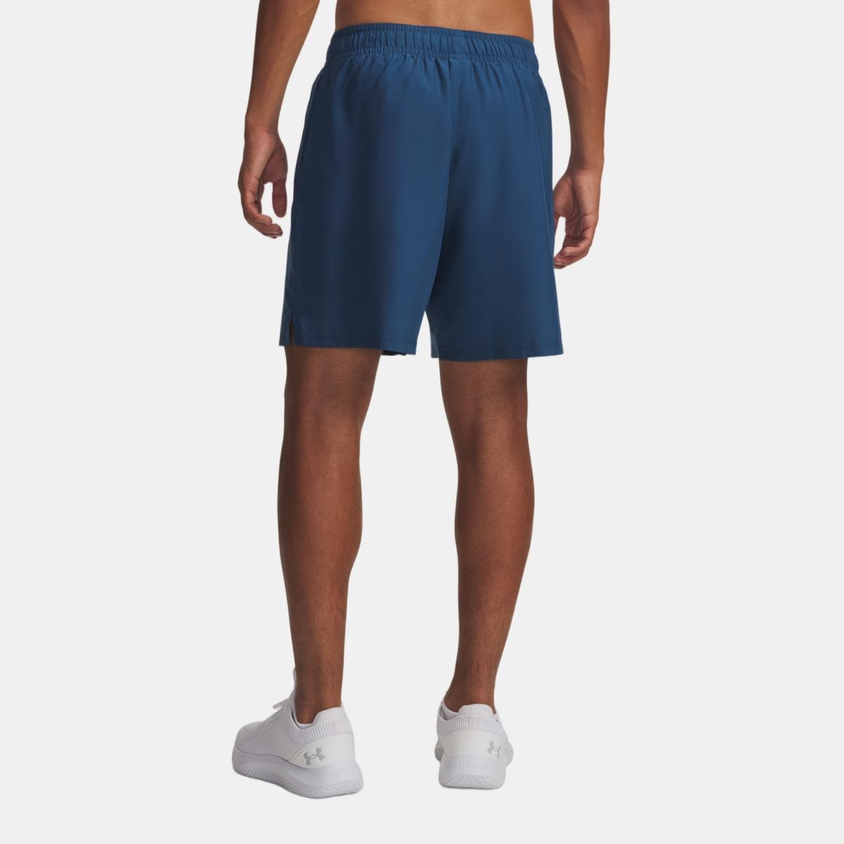 Calções de Homem Training UA Tech Woven Wordmark Short Azul-escuro-2
