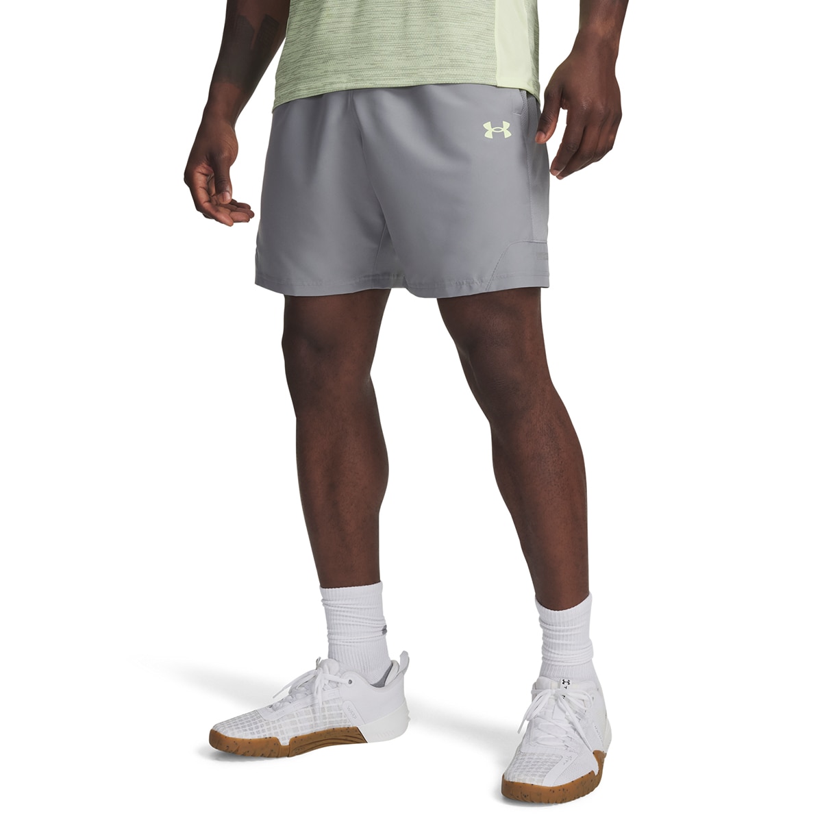 Calções de Training de Homem UA Tech Utility Shorts Cinzento-aço-1