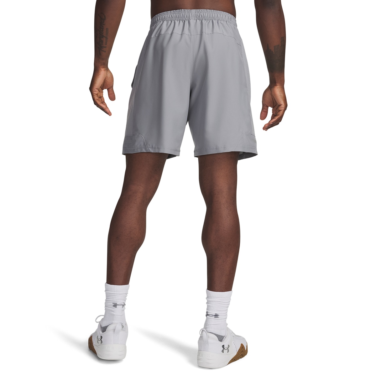 Calções de Training de Homem UA Tech Utility Shorts Cinzento-aço-2