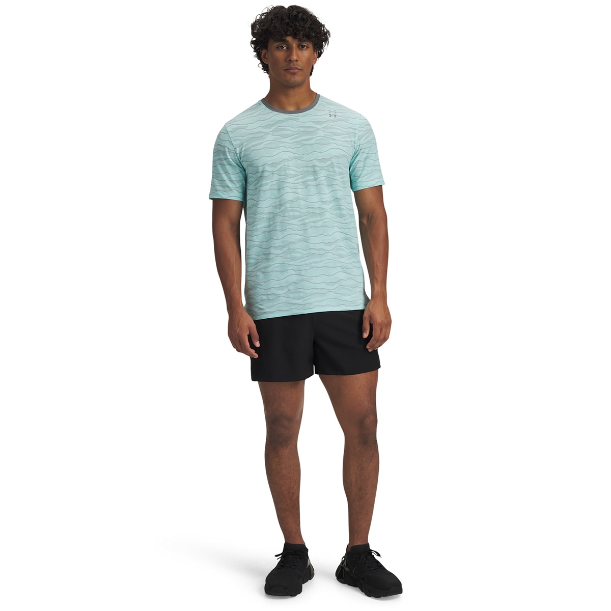 Calções de Homem Training UA Halo Train Short Preto-3