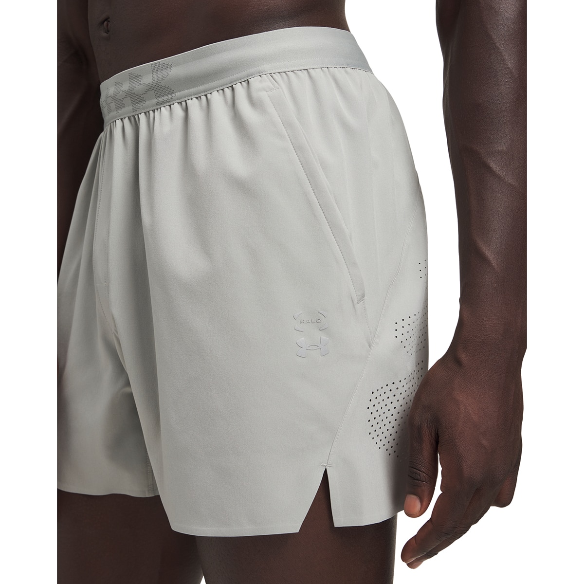 Calções de Homem Training UA Halo Train Short Cinzento-chumbo-5