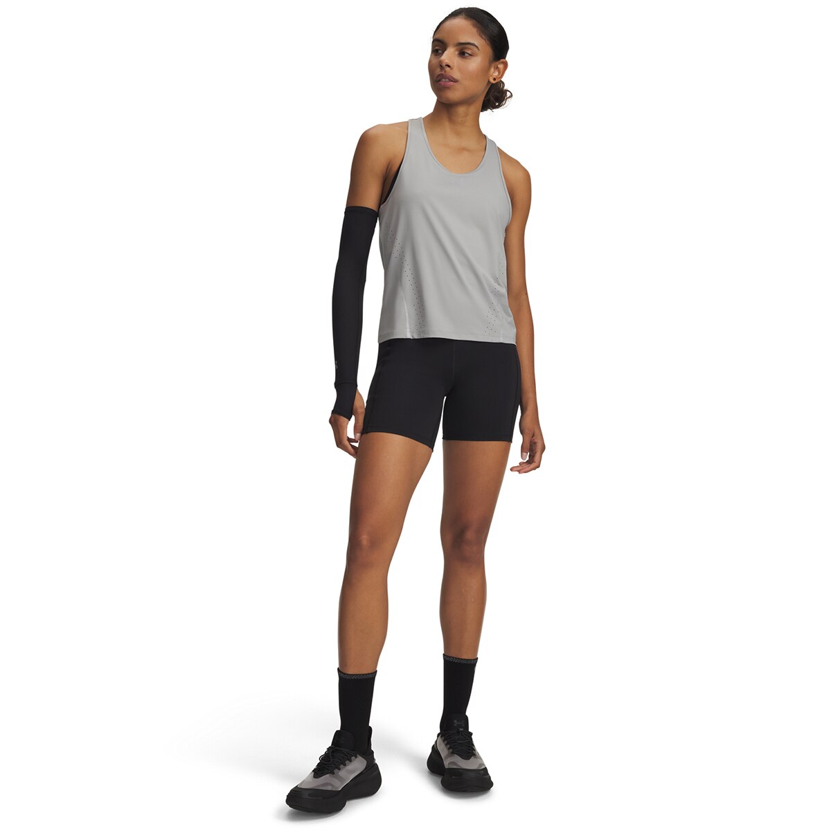 Calções de Mulher UA Velociti 6" Fitted Short Preto-3