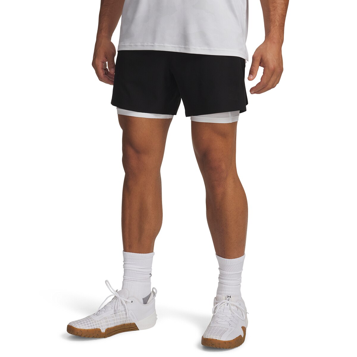 Calções de Homem UA Vanish Elite 6in Short Preto-1